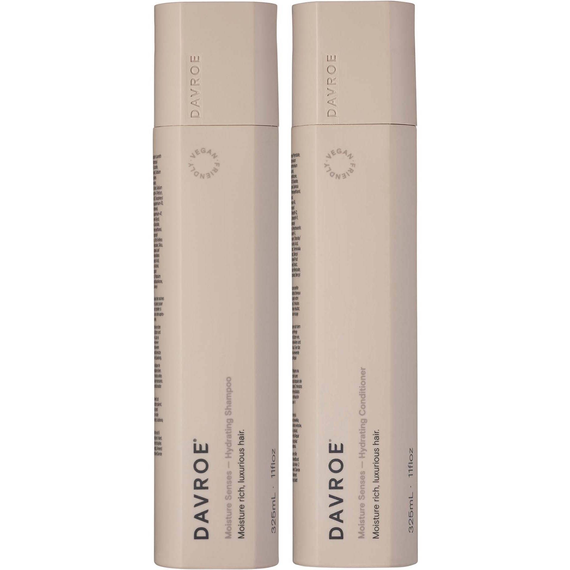 DAVROE Moisture Sense Hydrating Shampoo 325 ml & Conditioner 325