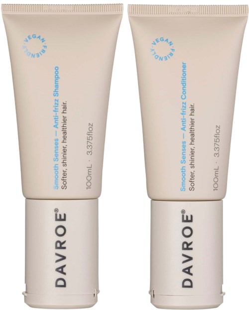 DAVROE Smooth Senses Anti-Frizz Shampoo 100 ml & Conditioner 100 ml