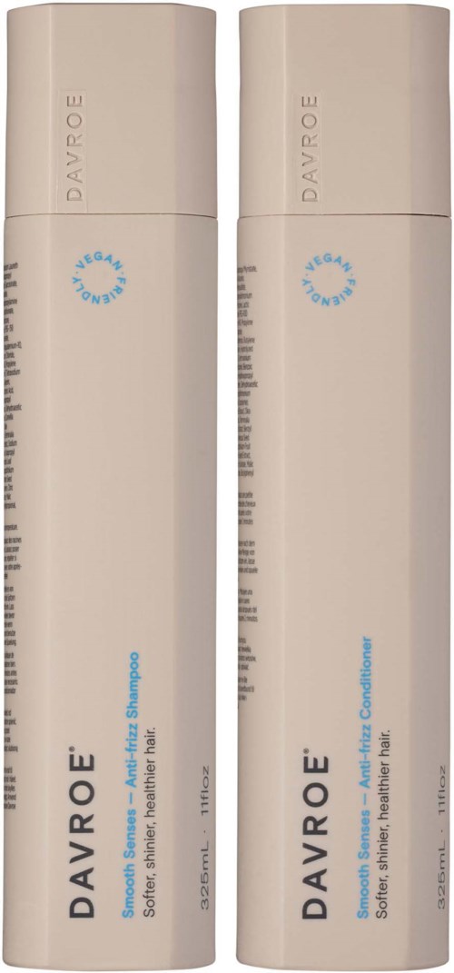 DAVROE Smooth Senses Anti-Frizz Shampoo 325 ml & Conditioner 325 ml