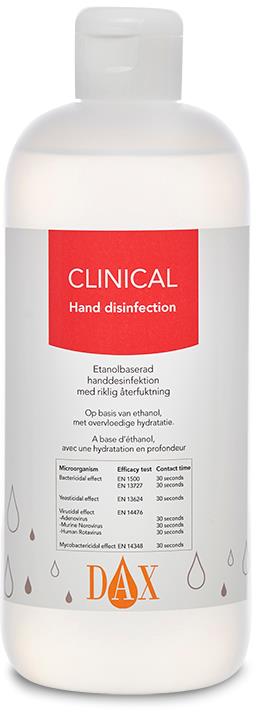 DAX Clinical Hand disinfection 500 ml