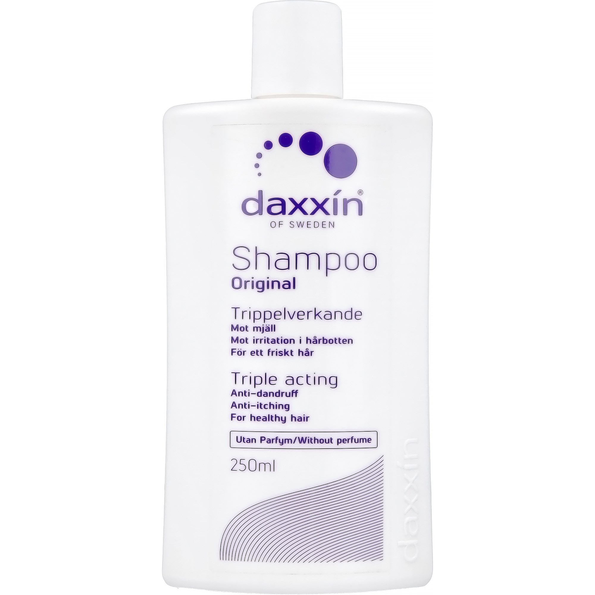 Bilde av Daxxin Shampoo For Dandruff Without Perfume 250 Ml