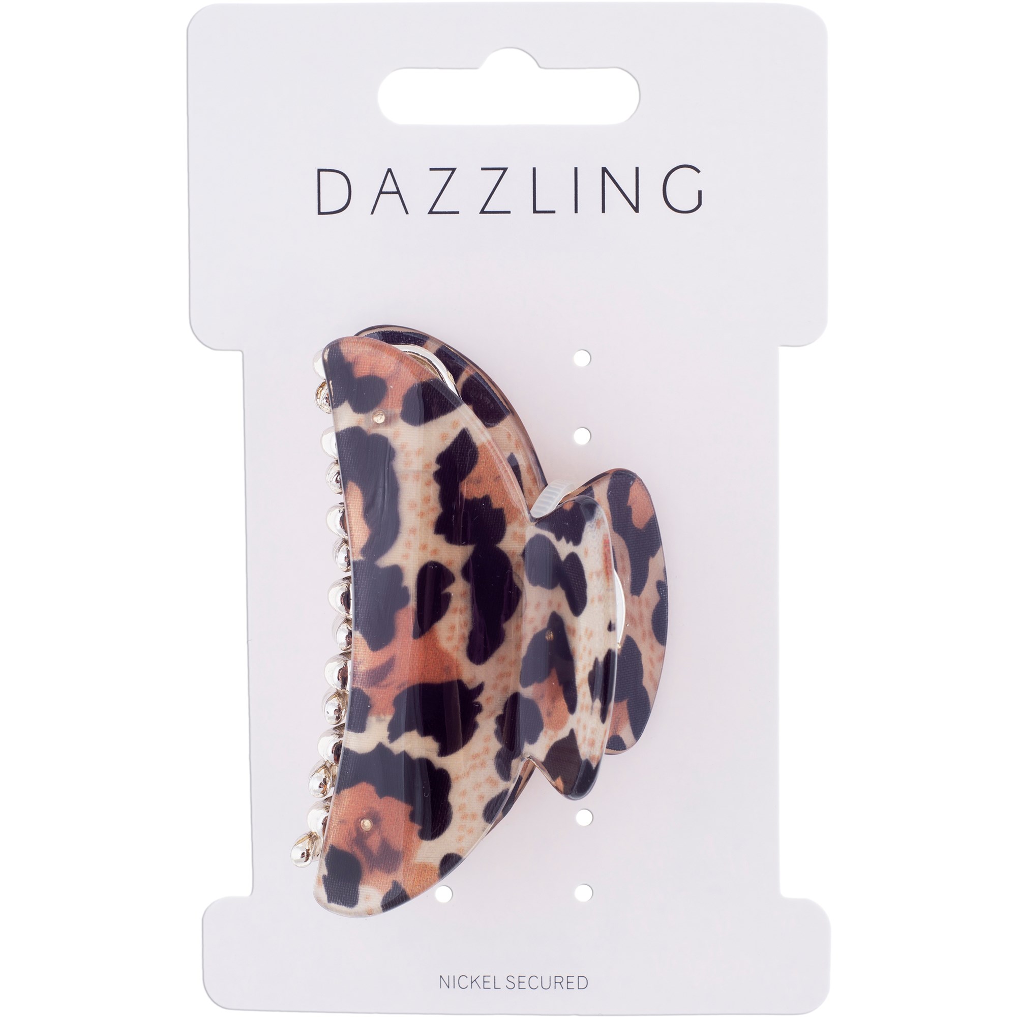 Läs mer om Dazzling Autumn Collection Hair Clip Animal Pattern Leo