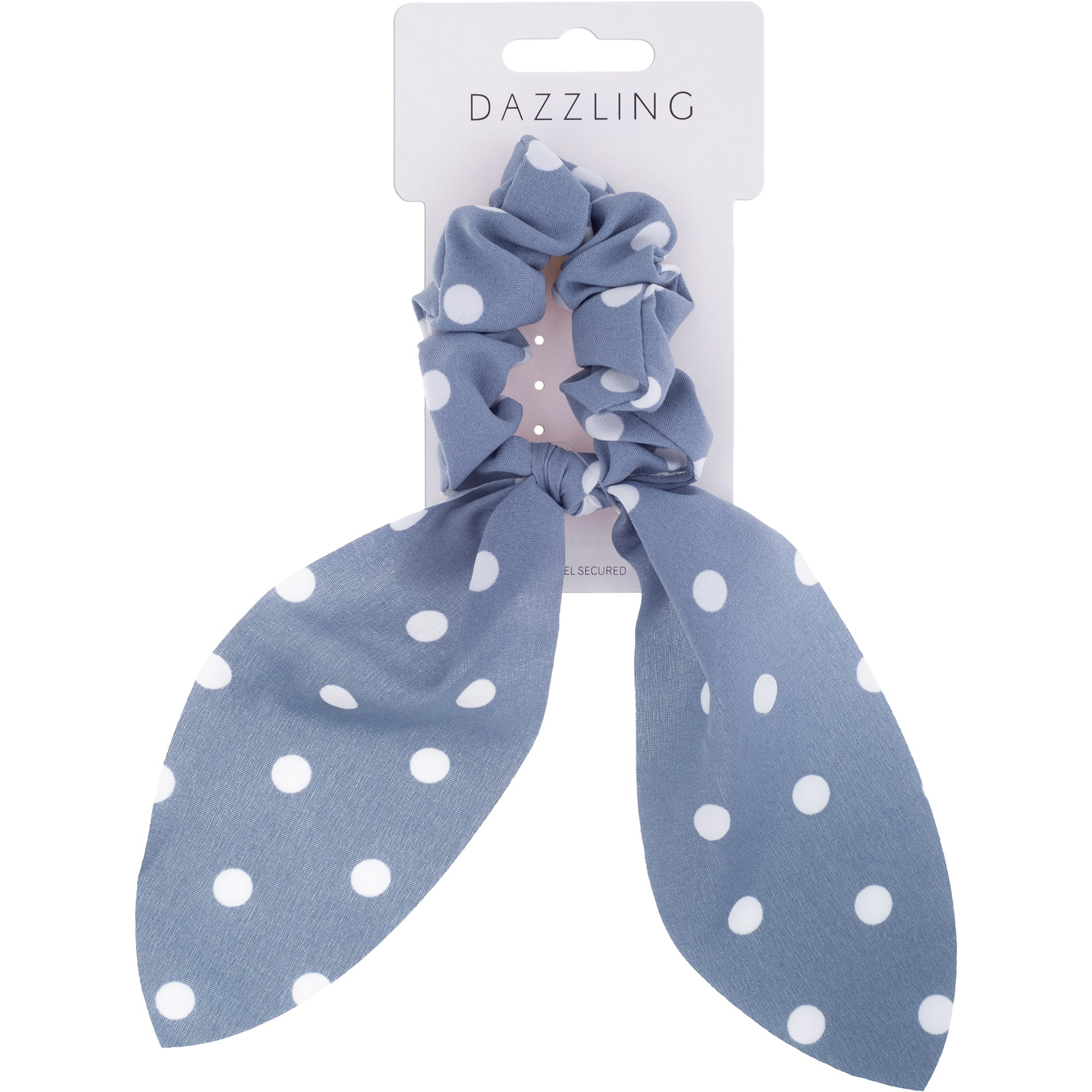 Läs mer om Dazzling Autumn Collection Schrunchie Tail Light Blue