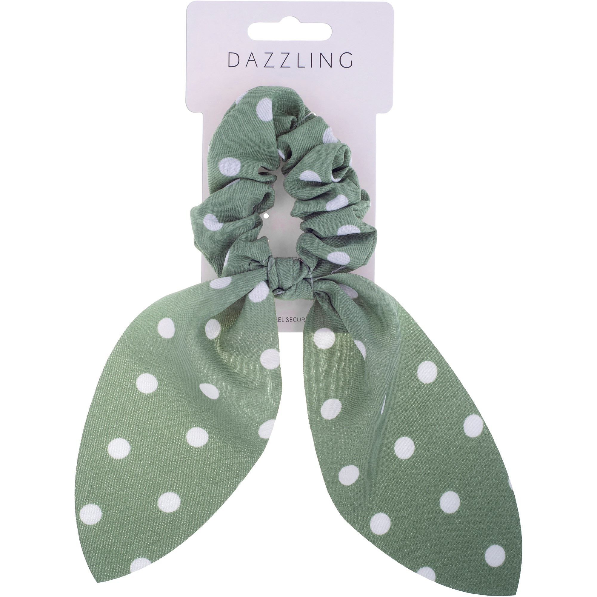 Läs mer om Dazzling Autumn Collection Schrunchie Tail Light Green