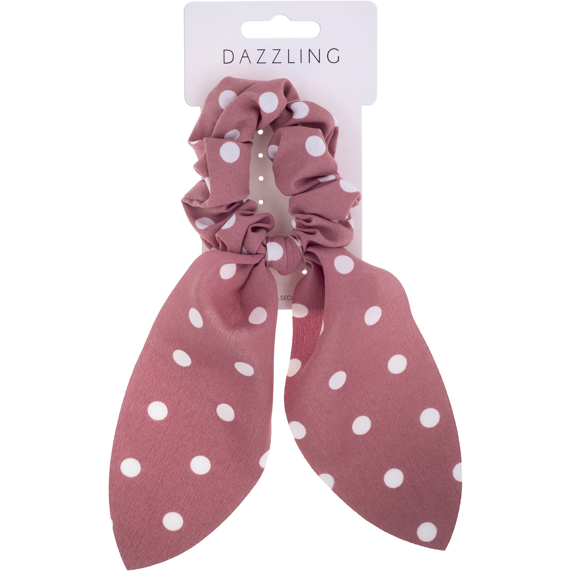 Läs mer om Dazzling Autumn Collection Schrunchie Tail Light Pink