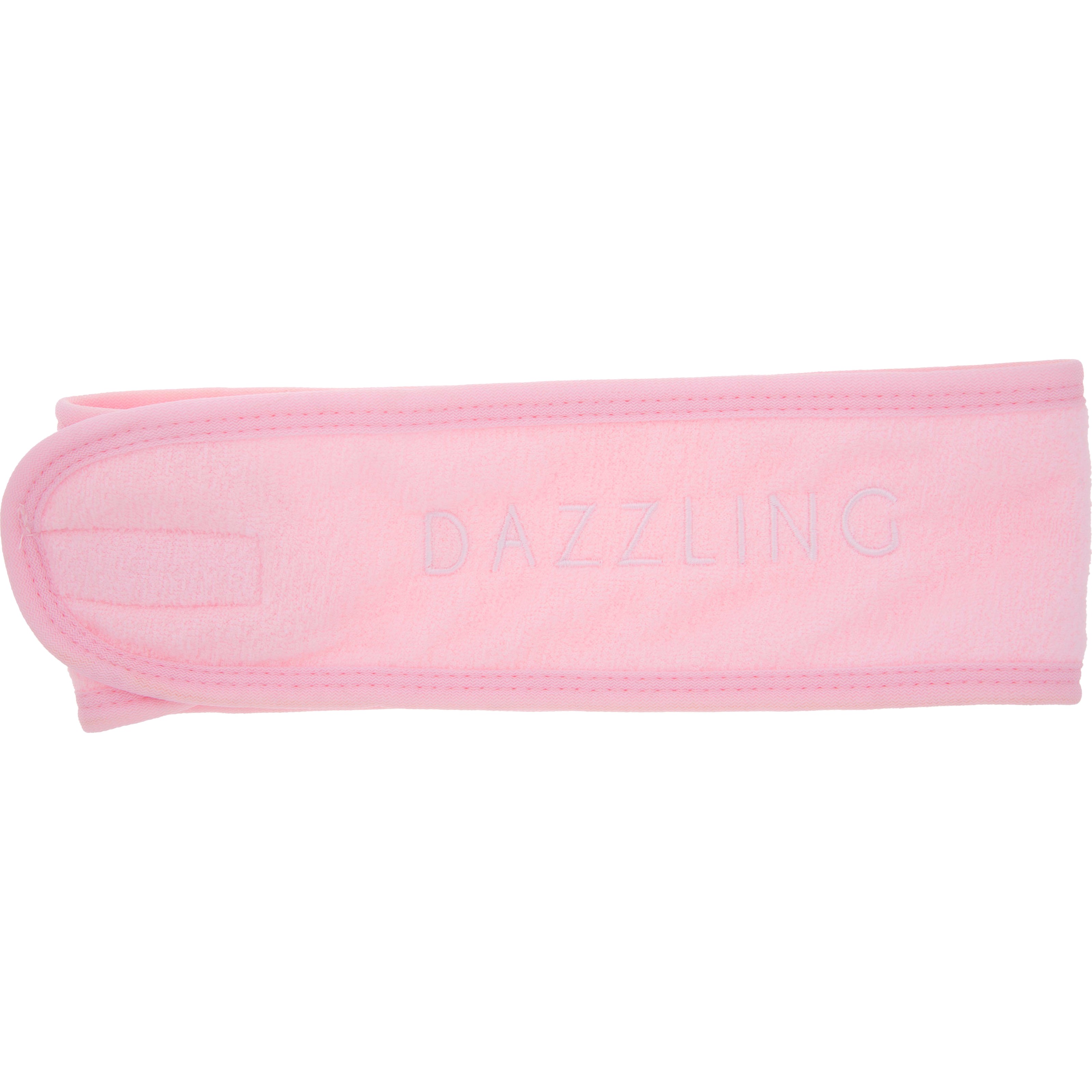 Dazzling Beauty Head Band With Dazzling Logo Pink
