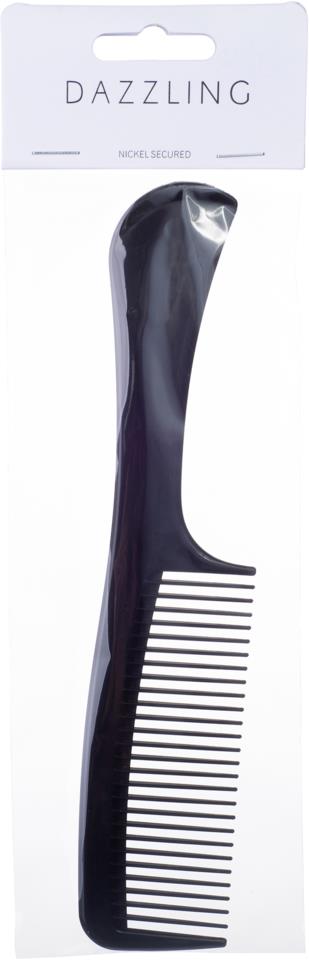 Dazzling Comb with Handle Black