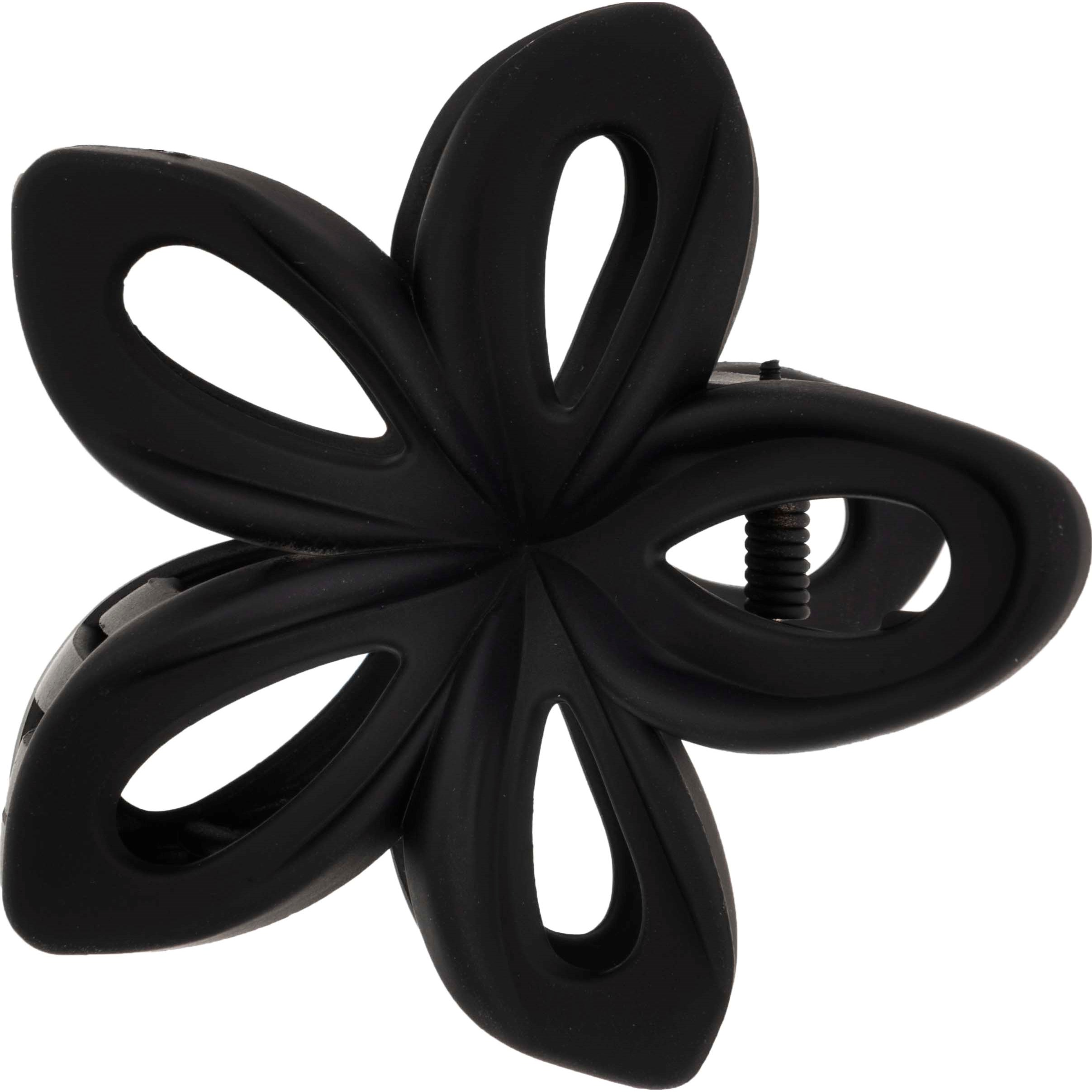Dazzling Clip Flower Black