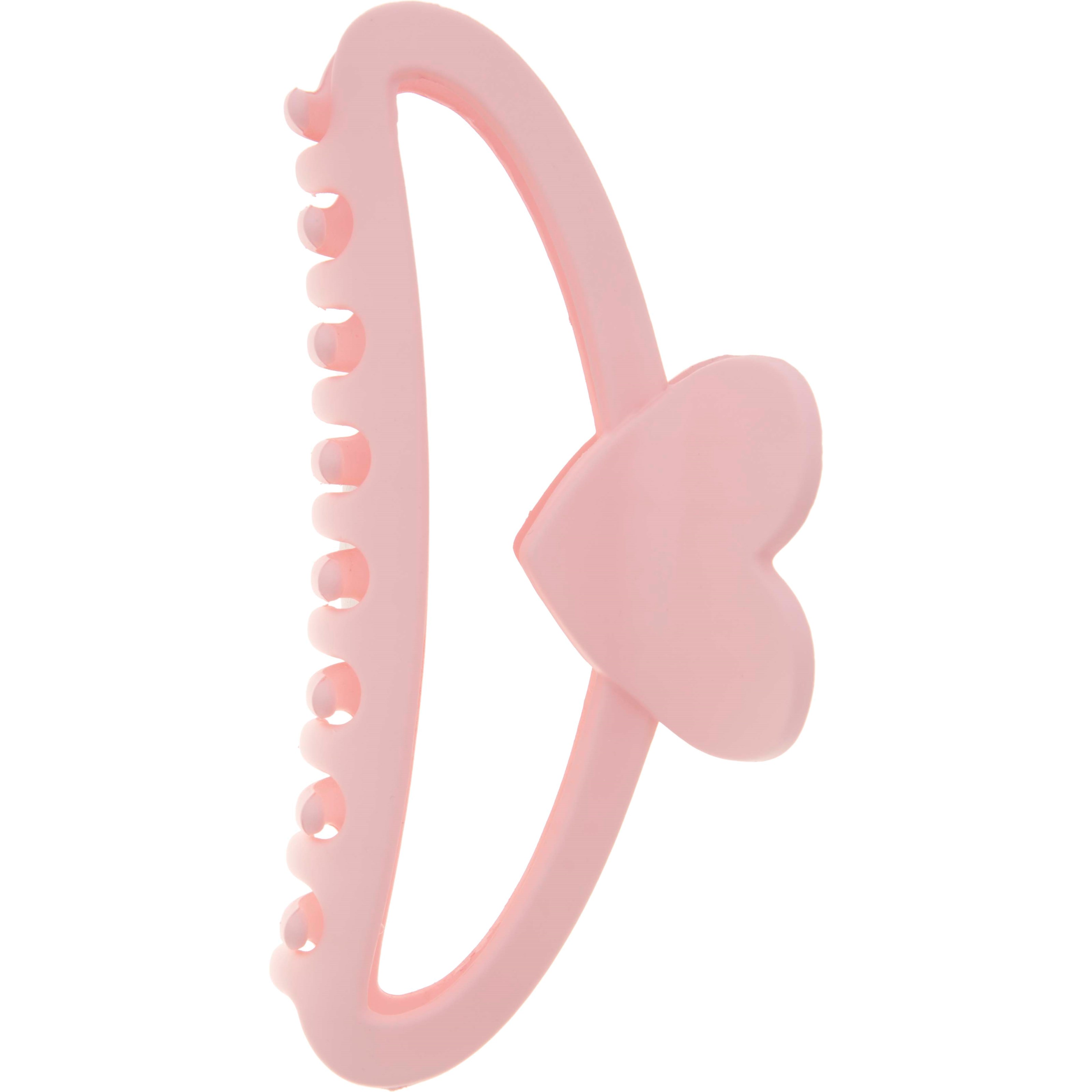 Dazzling Hair Clip Heart 13 cm Light Pink