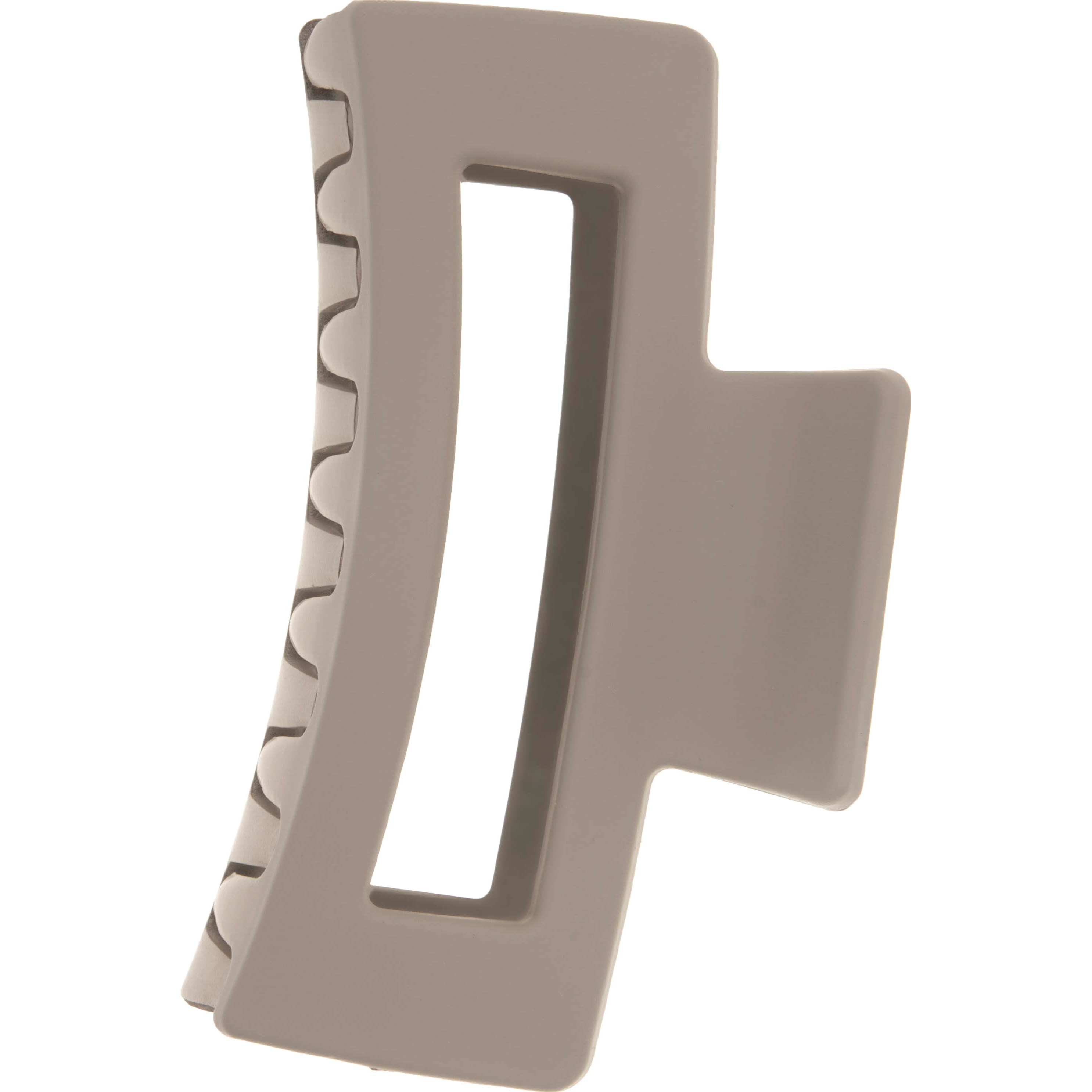 Dazzling Hair Clip Square 8,5 cm Beige