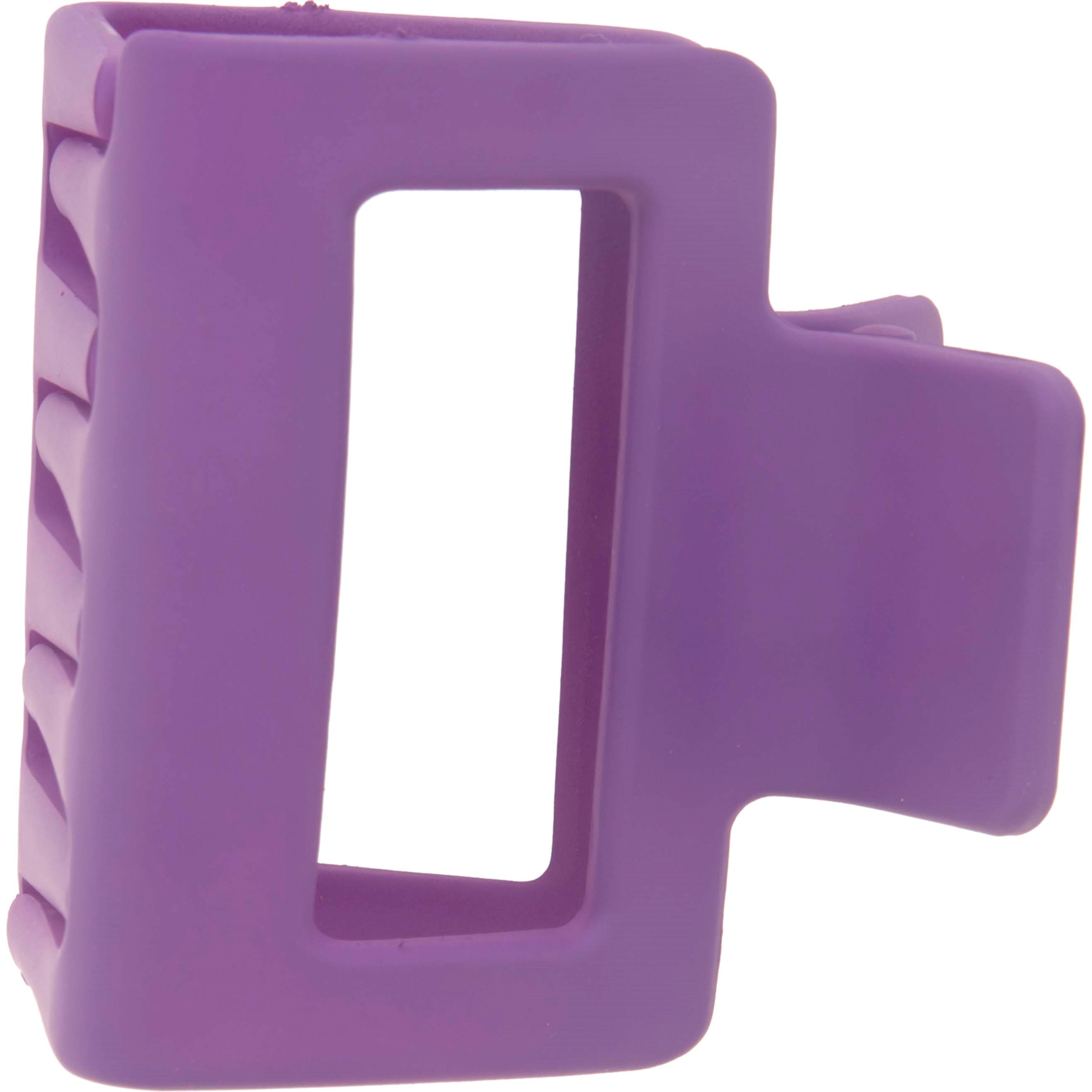 Dazzling Hair Clip Square Mini Electric Purple