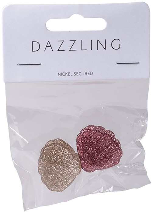 Dazzling Hår Snäck-klämma liten 2-pack