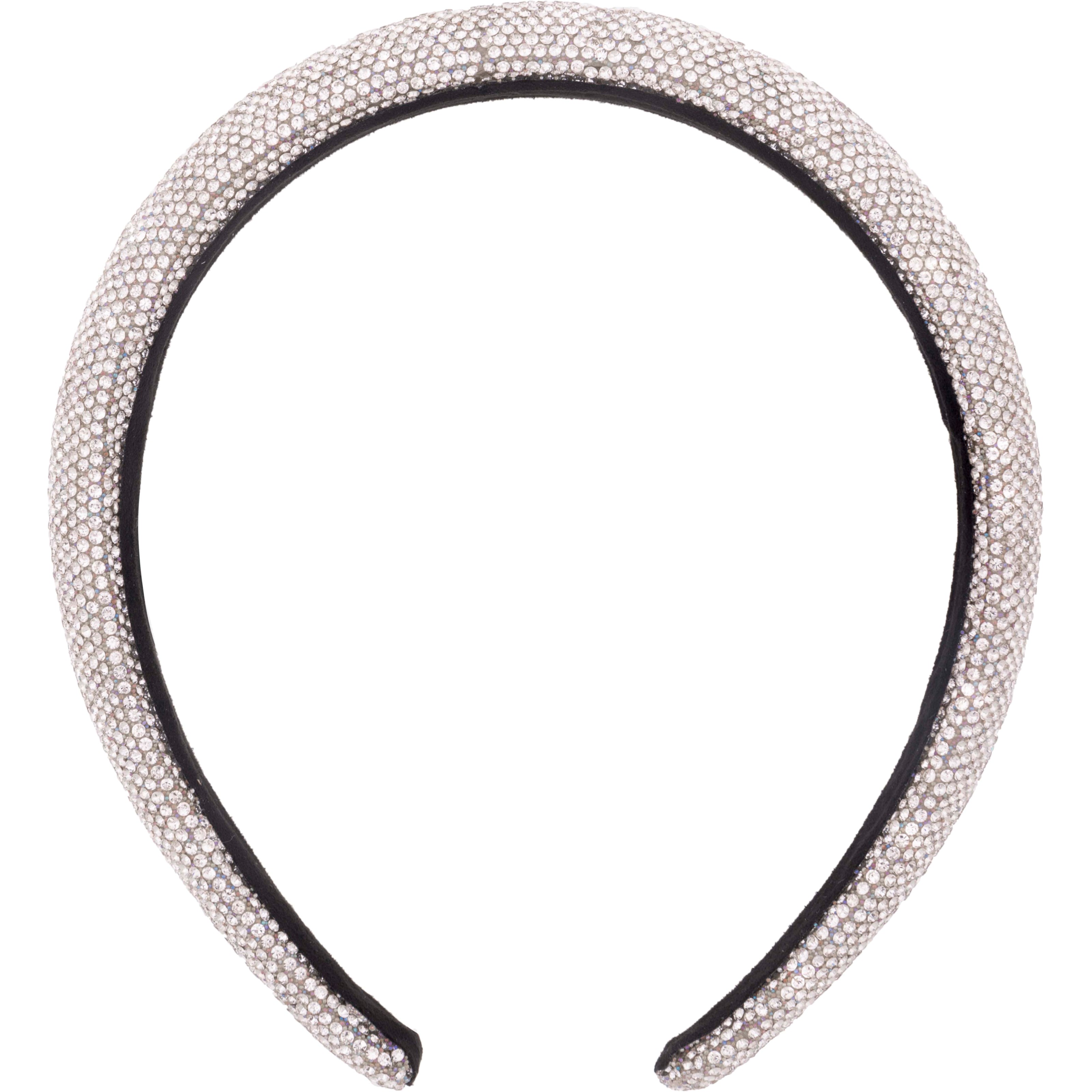Dazzling Head Band Glitter Silver