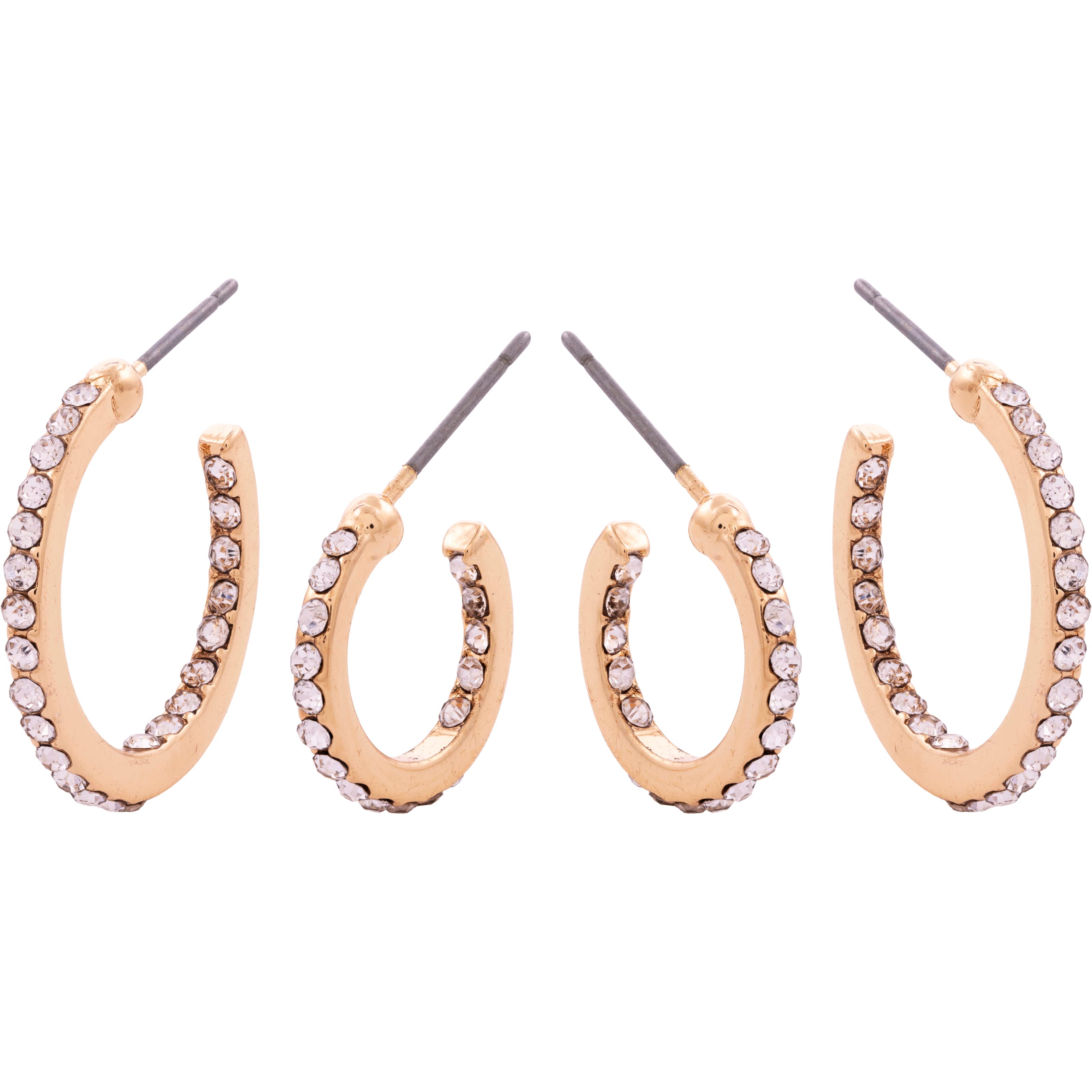 Dazzling J11 2-Pack Hoops Gold