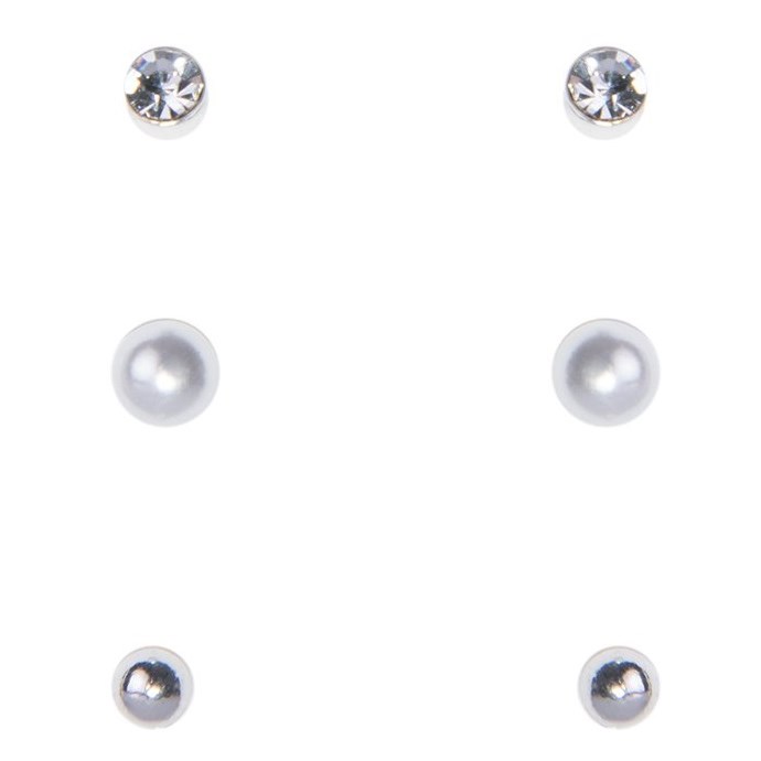Läs mer om Dazzling Klassiker 3-pack pärla & kristall