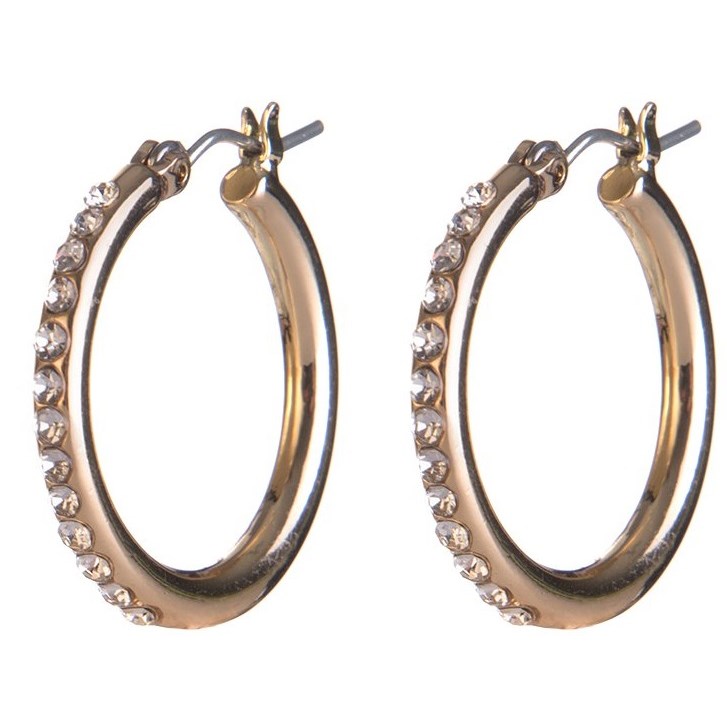 Dazzling Klassiker Earrings Crystals Gold