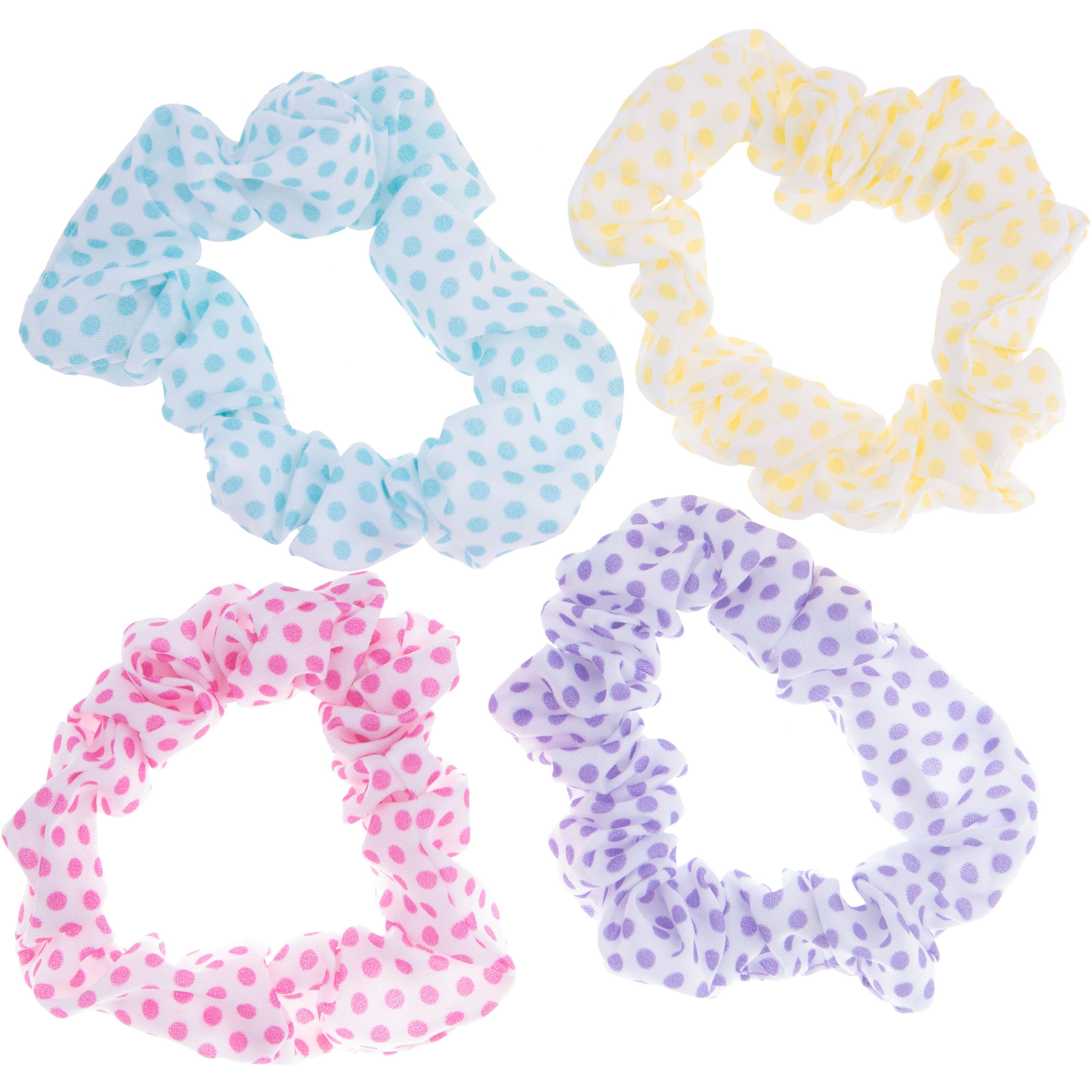 Läs mer om Dazzling Mini Scrunchie Dots 4-Pack