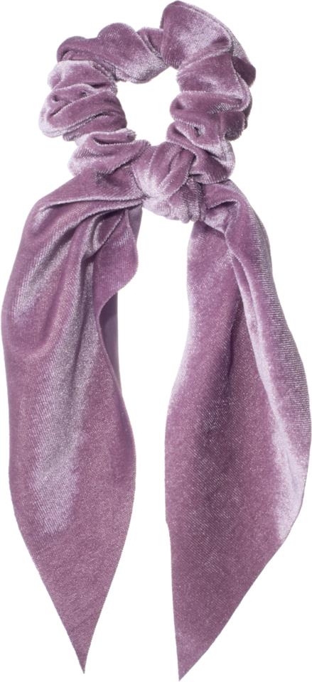 Dazzling Scrunchie Tail Velvet Purple