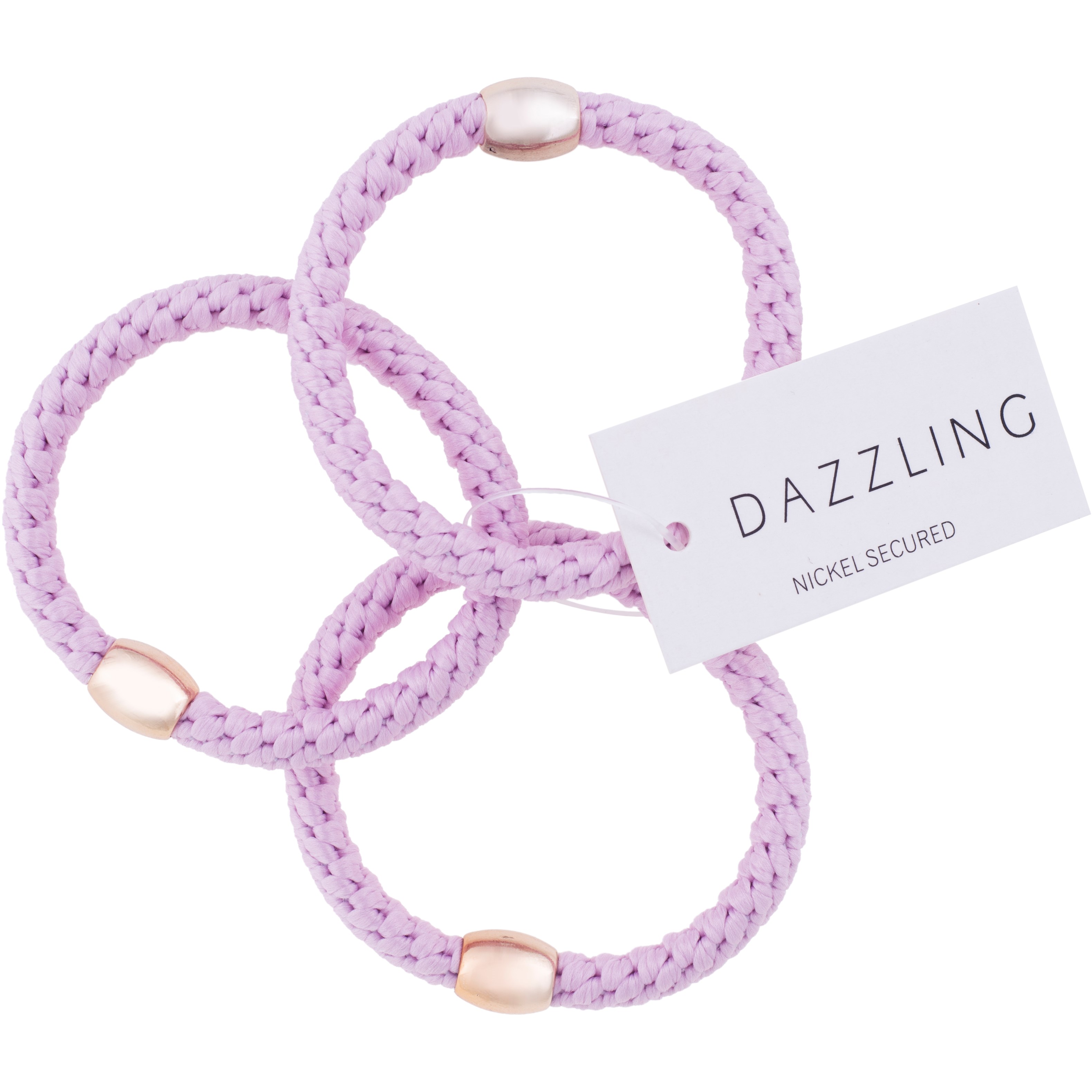 Läs mer om Dazzling Summer Collection Hårsnoddar Pink