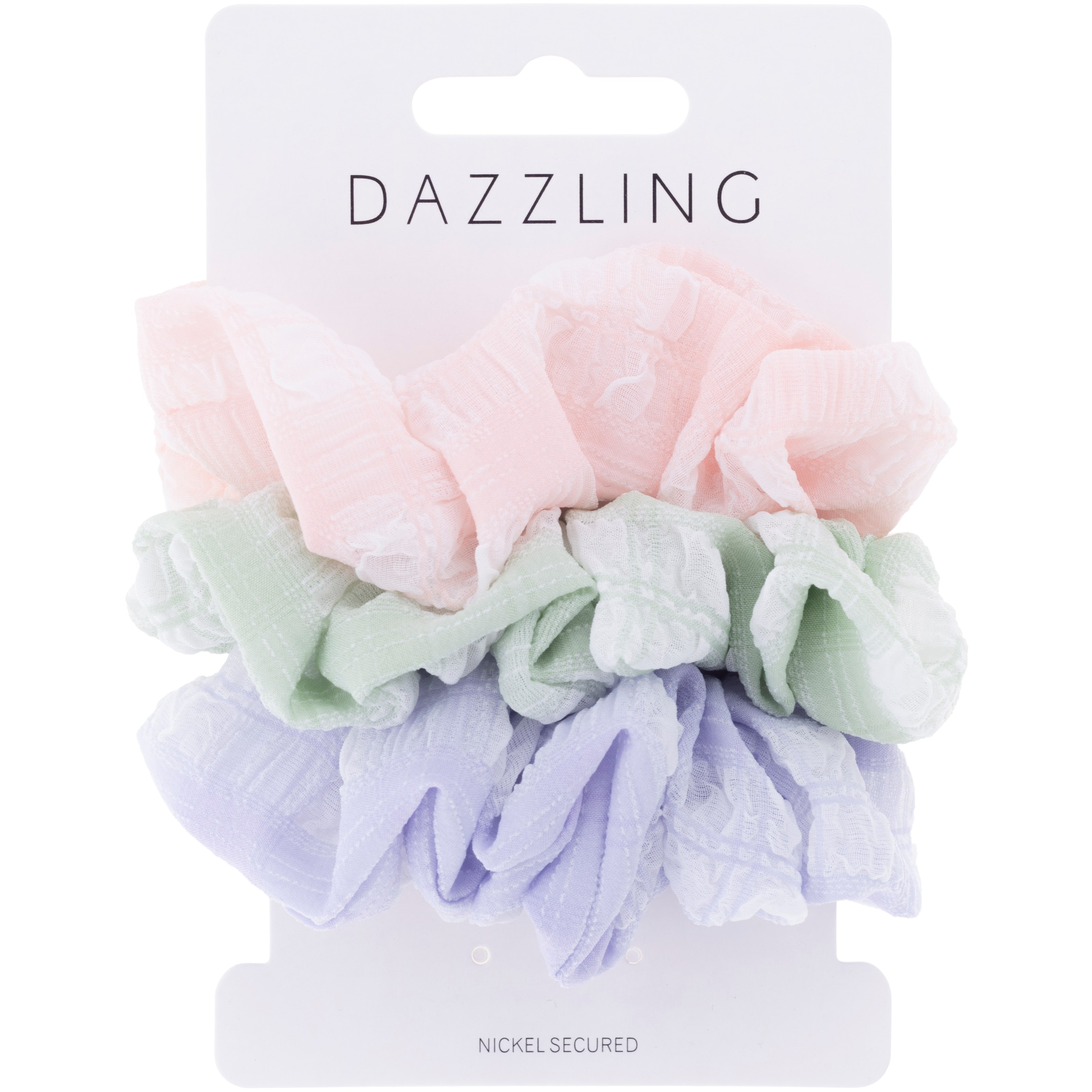 Dazzling Summer Collection Scrunchies Multipastel