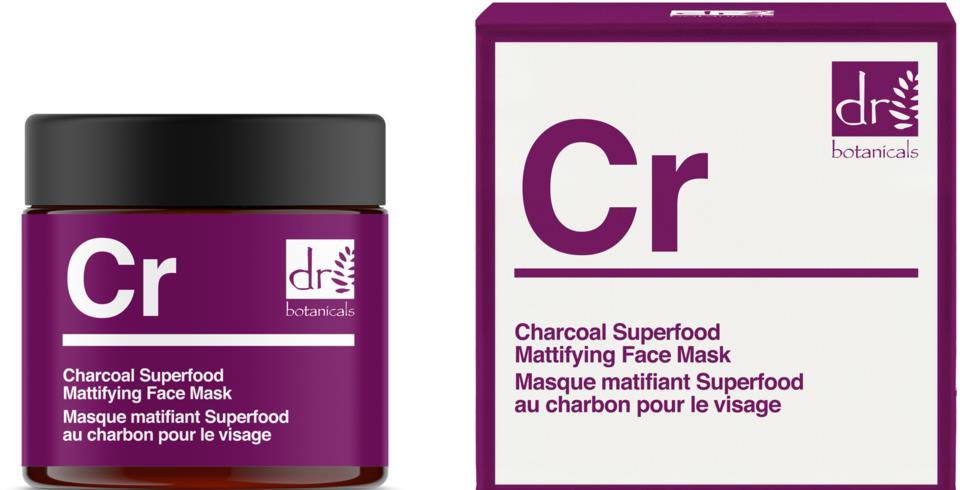 Dr Botanicals Charcoal Superfood Mattifying Face Mask 50ml