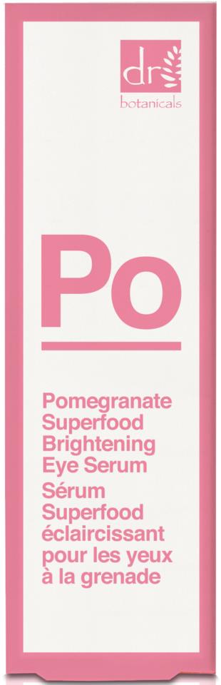 Dr Botanicals Pomegranate Superfood Brightening Eye Serum 15ml