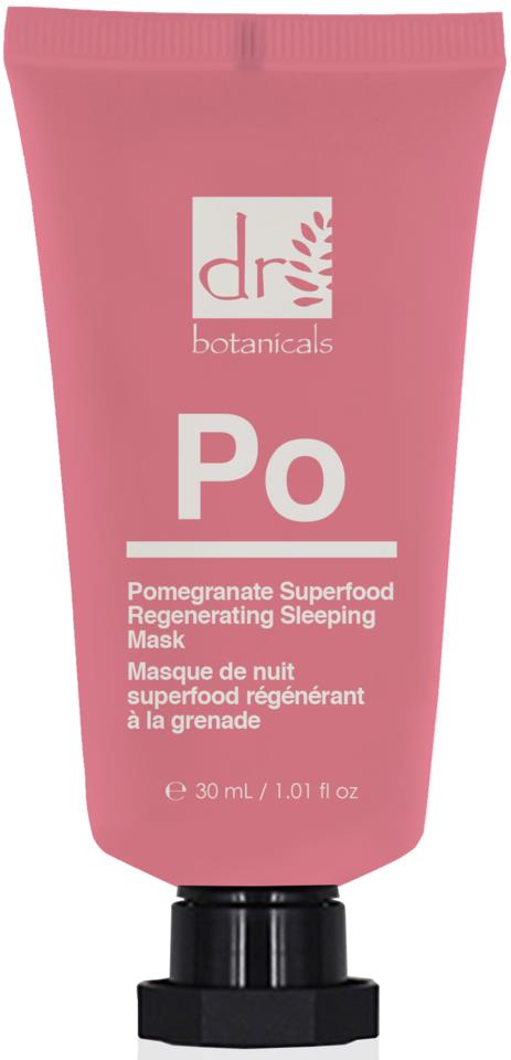 Dr Botanicals Pomegranate Superfood Regenerating Sleeping Mask 30ml ( Travel Pack)