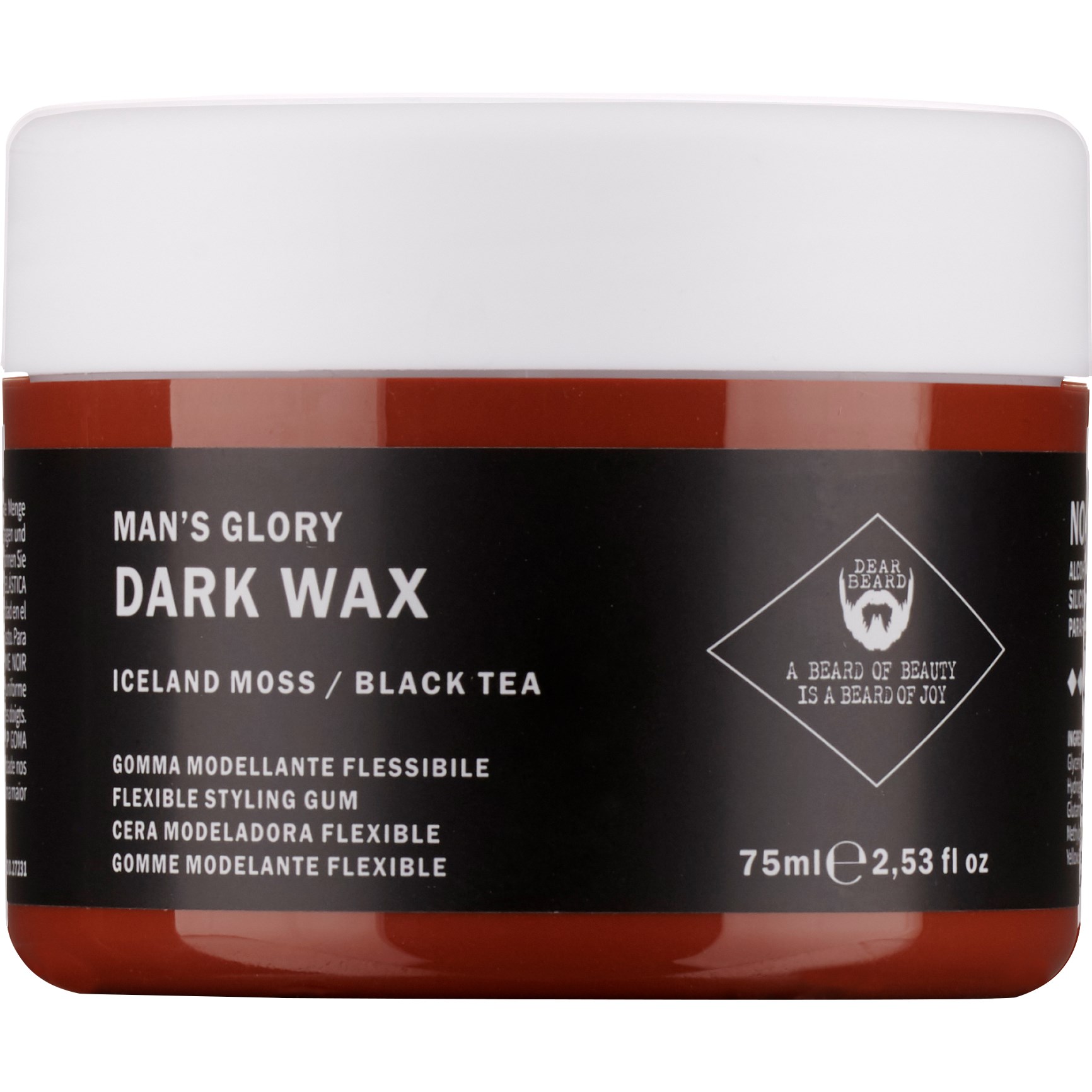 Dear Beard Man´s ritual Glory Dark Wax 75 ml