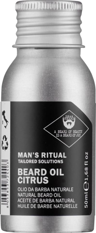 Dear Beard Man's Ritual Beard Oil Citrus 50 ml
