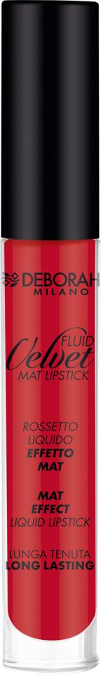 Deborah Milano Fluid Velvet Mat Lipstick 6 Iconic Red