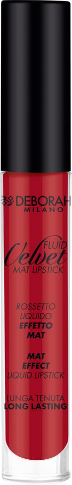 Deborah Milano Fluid Velvet Mat Lipstick 7 Fire Red