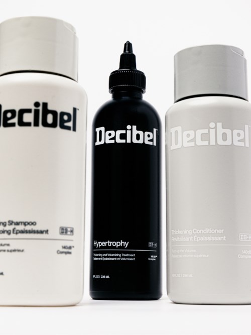 Decibel Bundle Thickening Shampoo 296 ml & Conditioner 296 ml & Treatment 236 ml