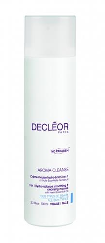 Decleor 3 in 1 Hydra-Radience Smoothing & Cleansing Mousse 100ml