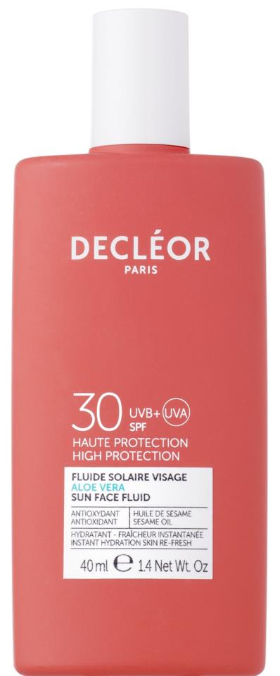 Decleor Aloe Vera Sun Face Fluid Spf 30