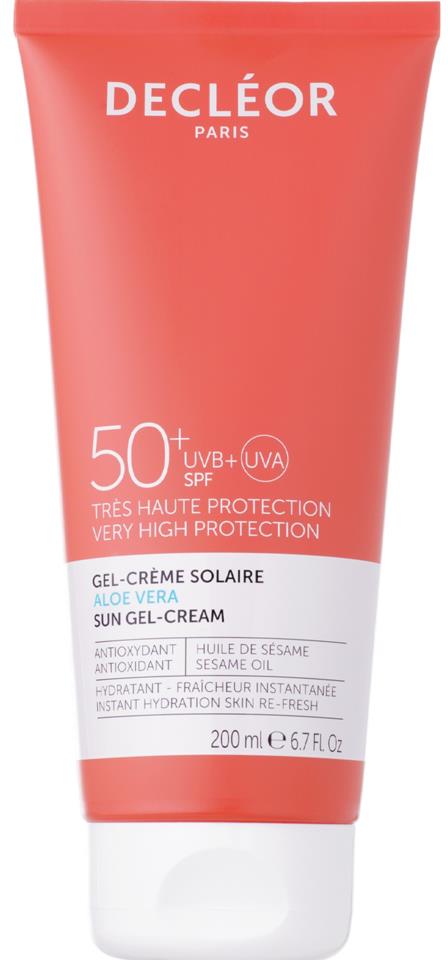 Decleor Aloe Vera Sun Gel Cream Spf 50+