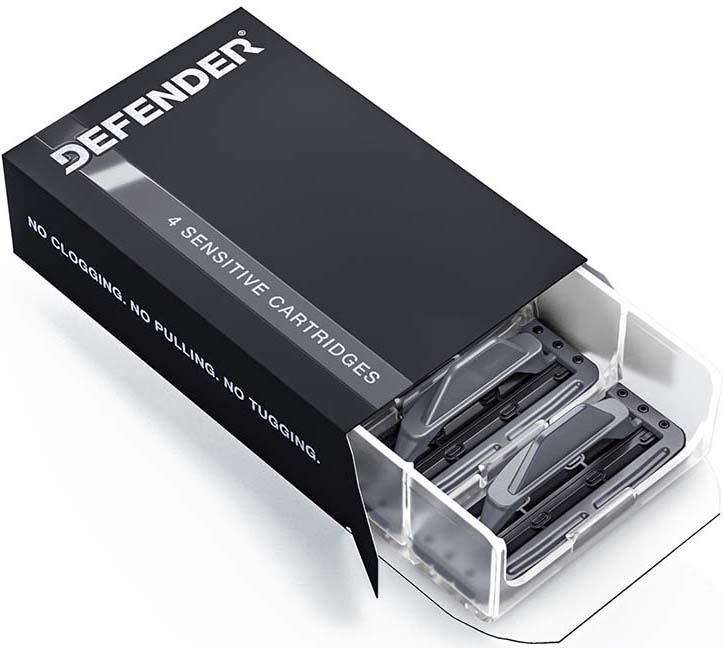 Defender Cartridge Razor Defender Defender Refill Cartridges Sensitive | lyko.com