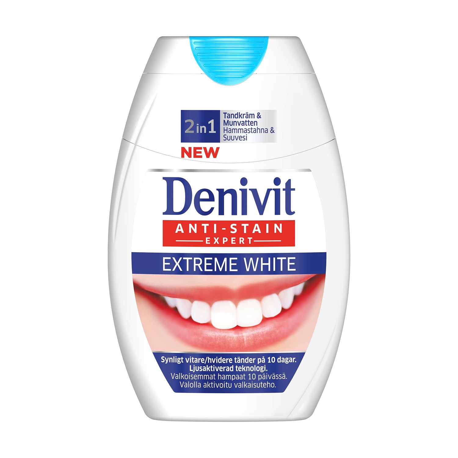 Läs mer om Denivit 2in1 Extreme White 75 ml