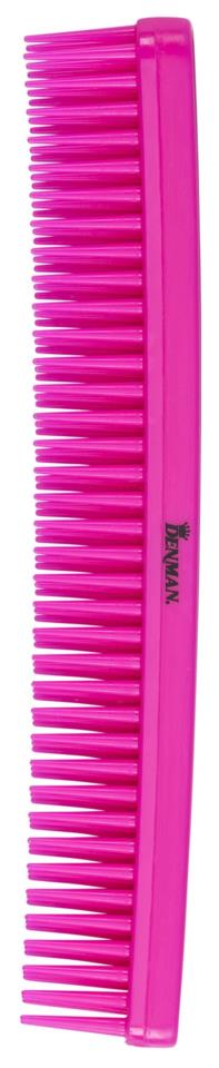 Denman D12 Detangle & Tease Comb Pink