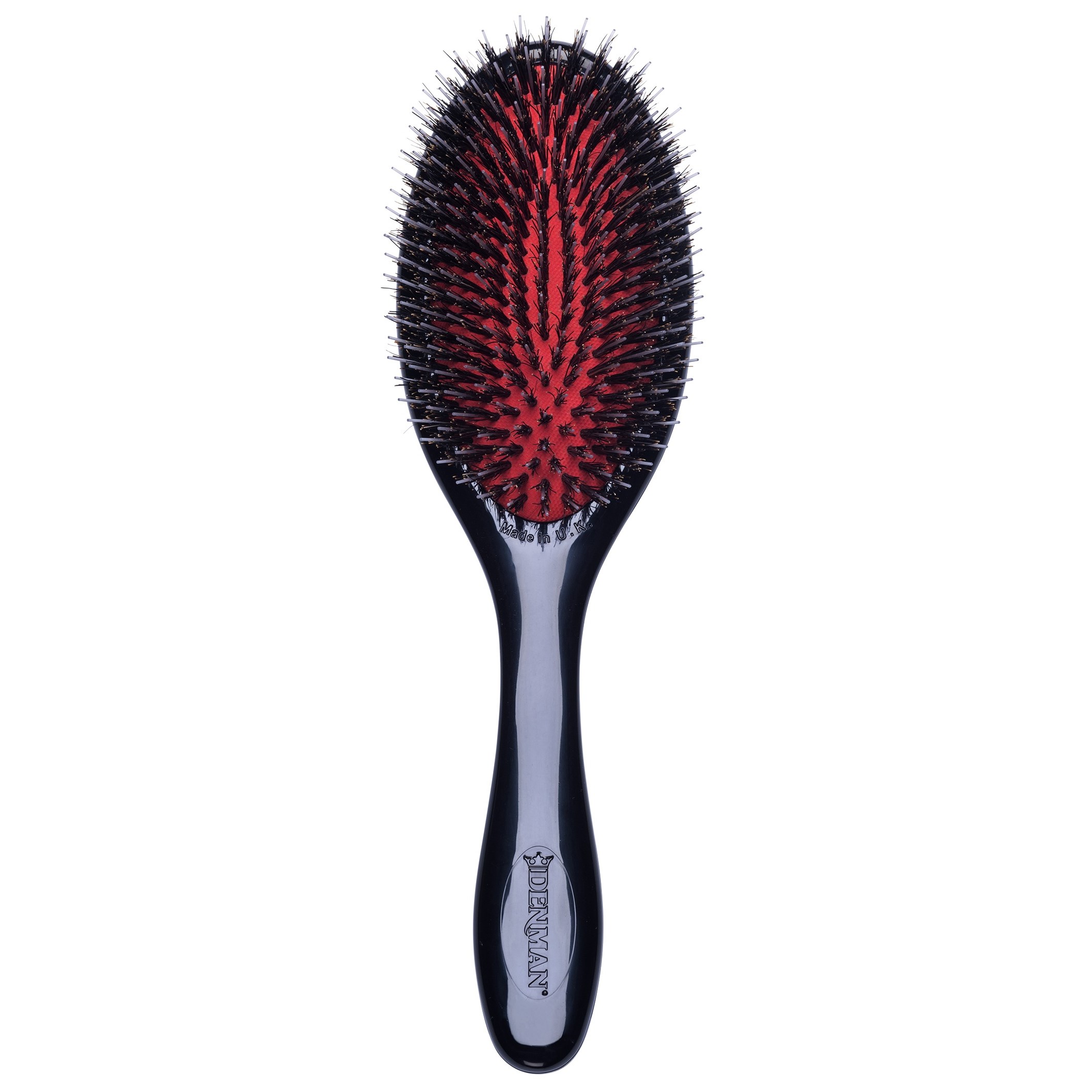 Denman D81M The Style & Shine Medium Black billede