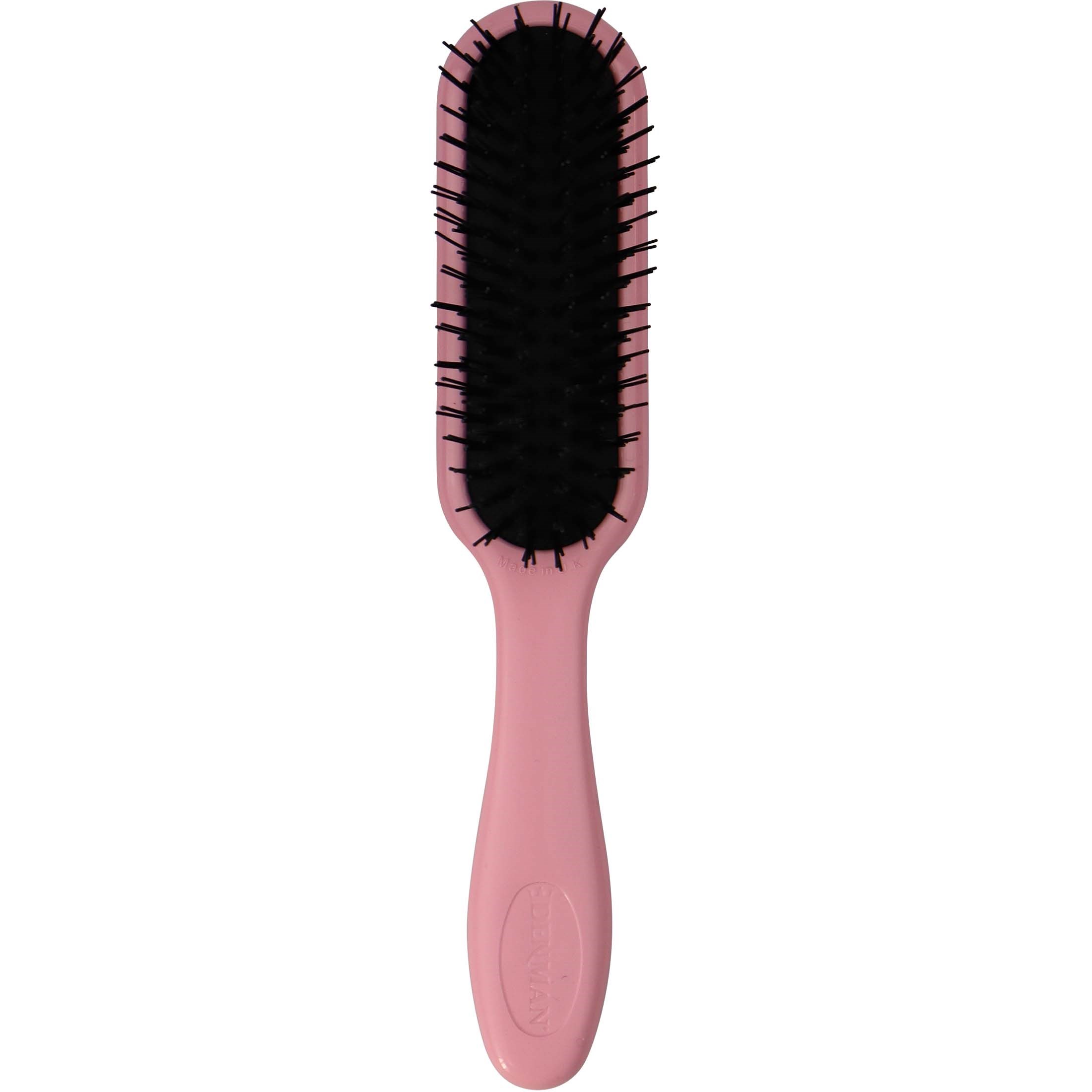 Denman D90 Tangle Tamer Ultra Mini Pink Crush billede