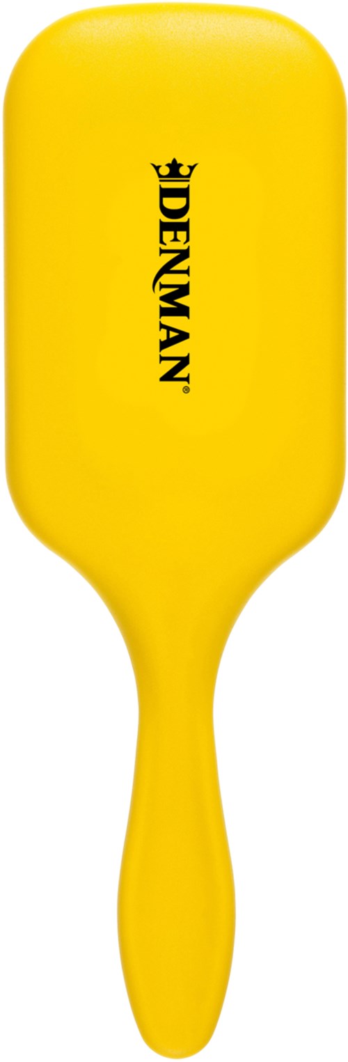 Yellow brush with black text, 'JDENMAN', and a small crown logo.