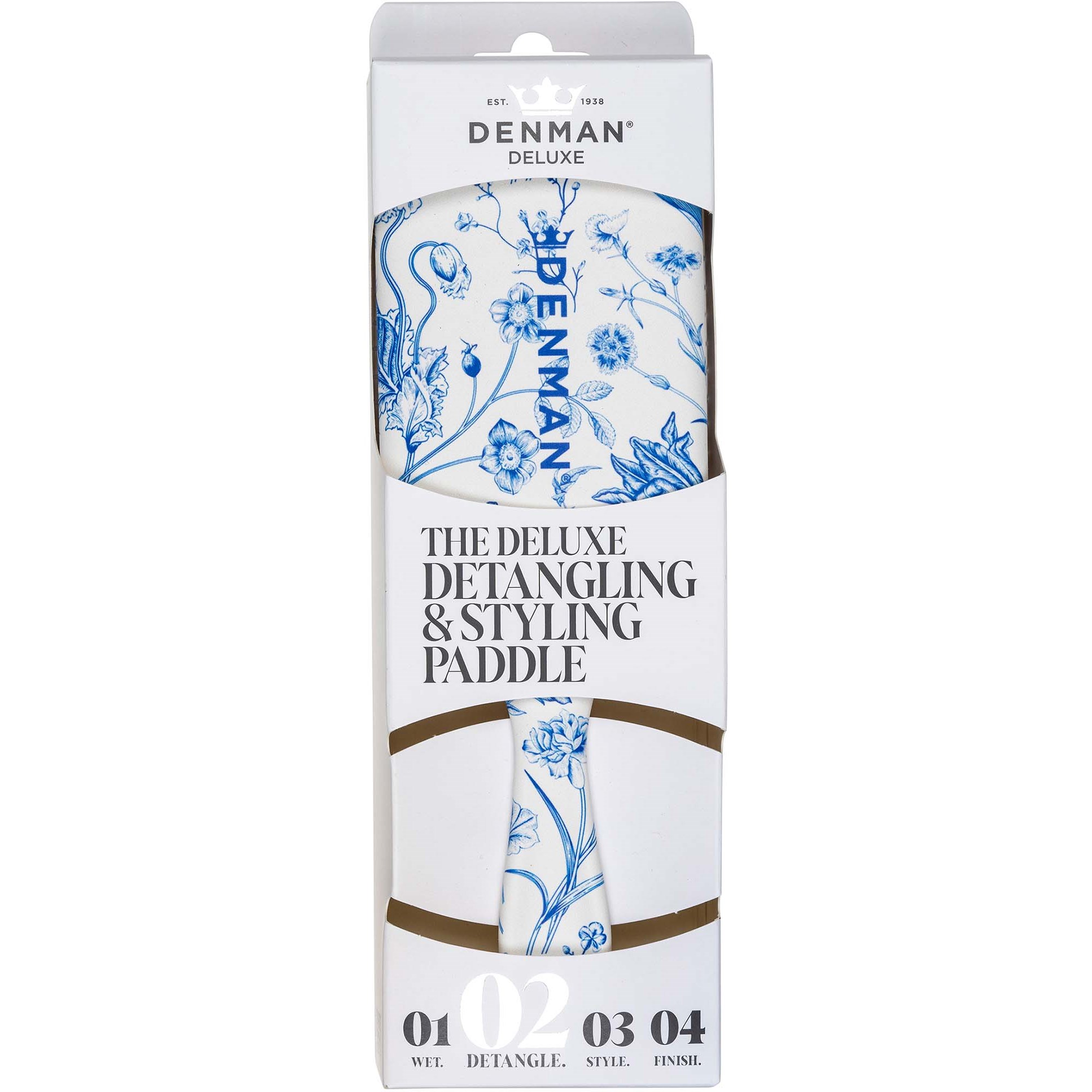 Denman Deluxe D38 Power Paddle Brush Blue Belle Blue Belle (obrázok 3)