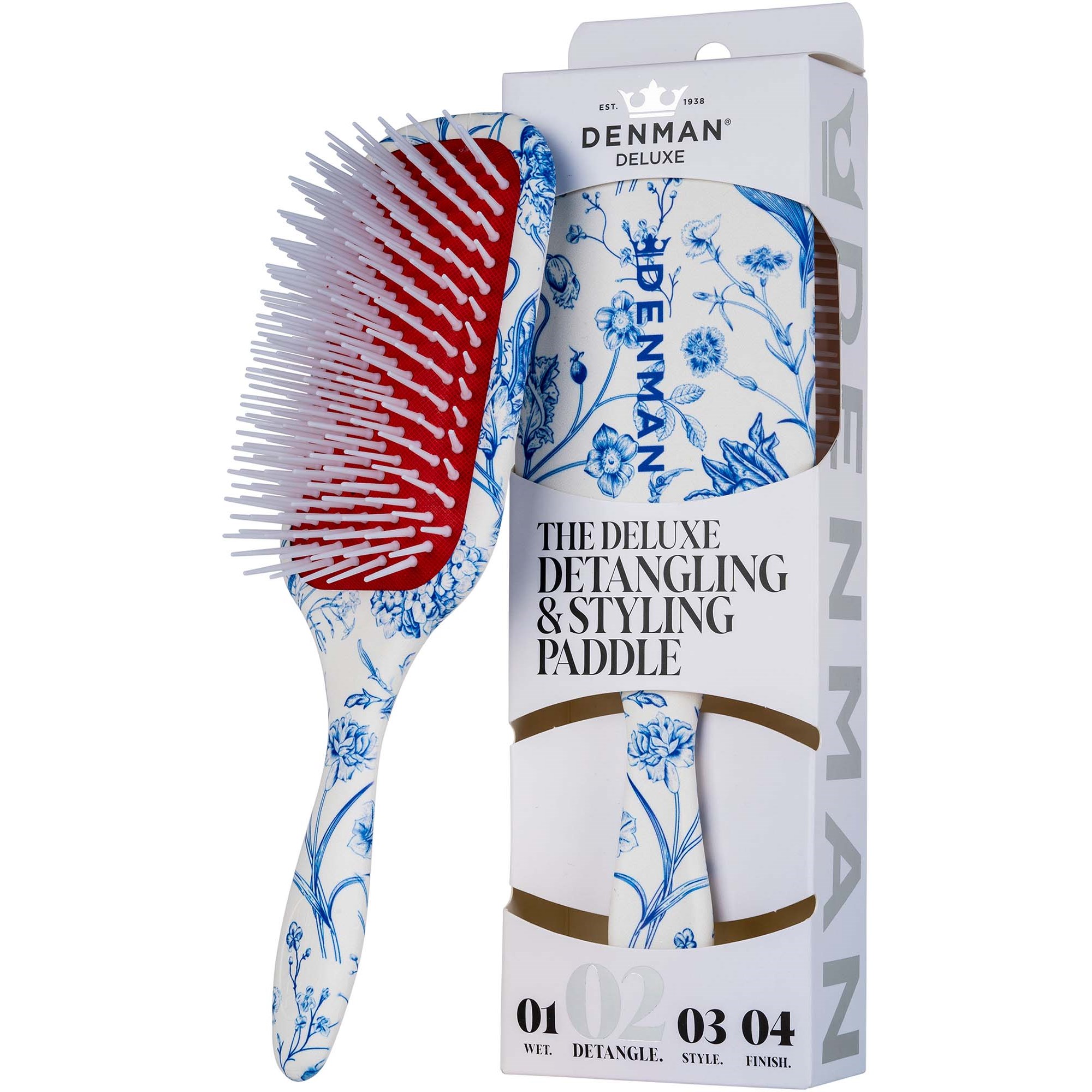 Denman Deluxe D38 Power Paddle Brush Blue Belle Blue Belle (obrázok 4)