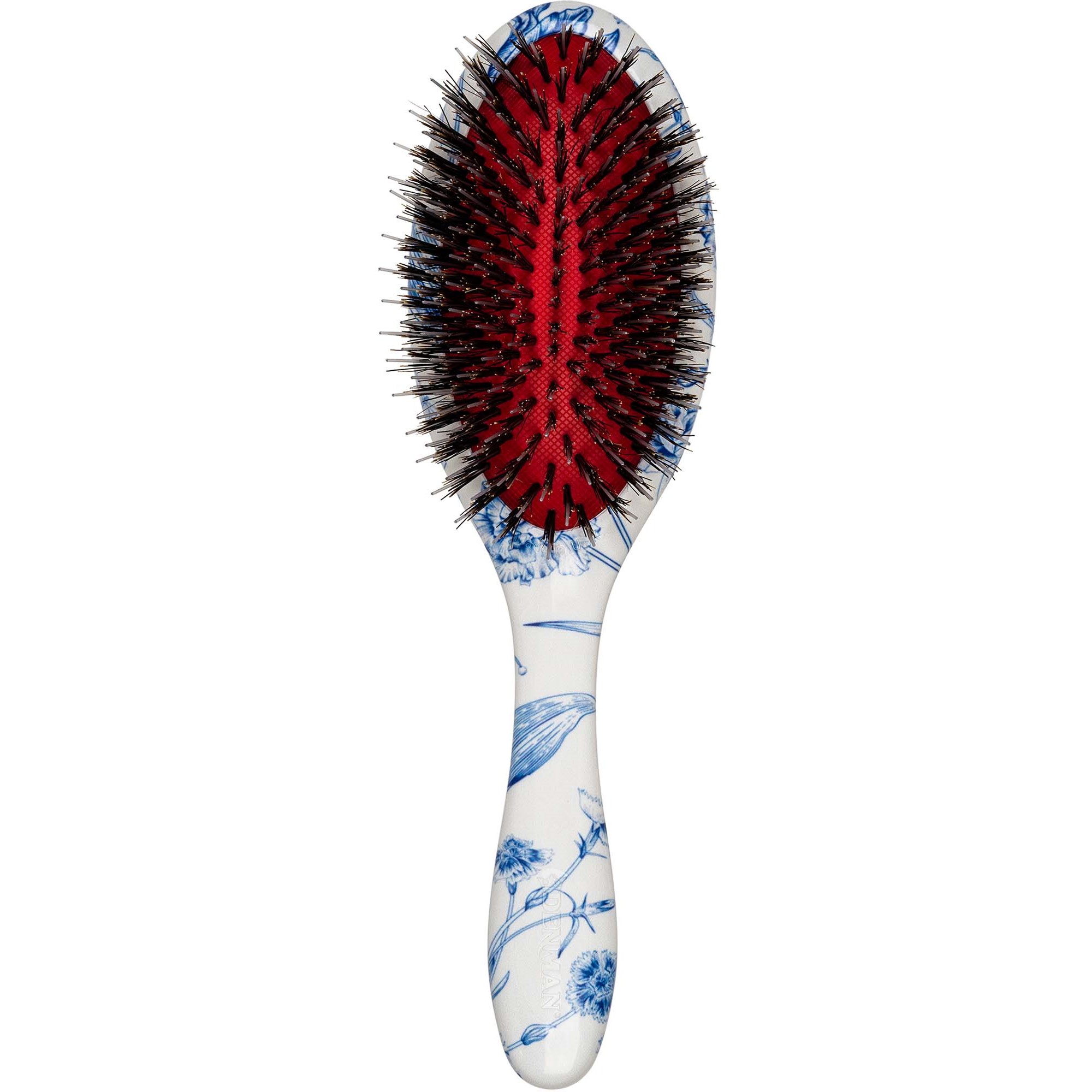Denman Deluxe D81M Medium Style & Shine Brush Blue Belle Blue Bel