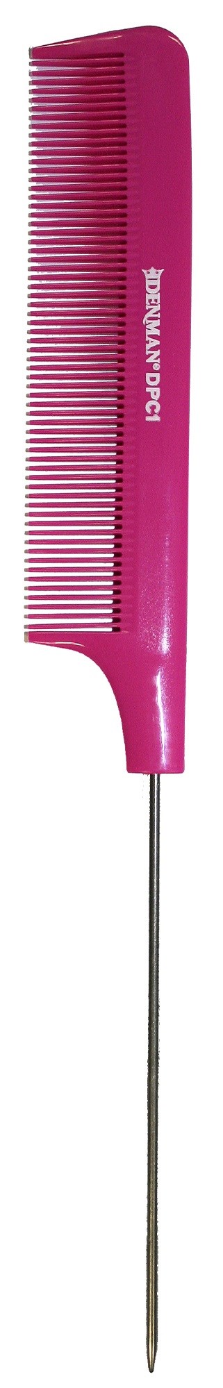 Denman DPC1 Pin Tail Comb Pink