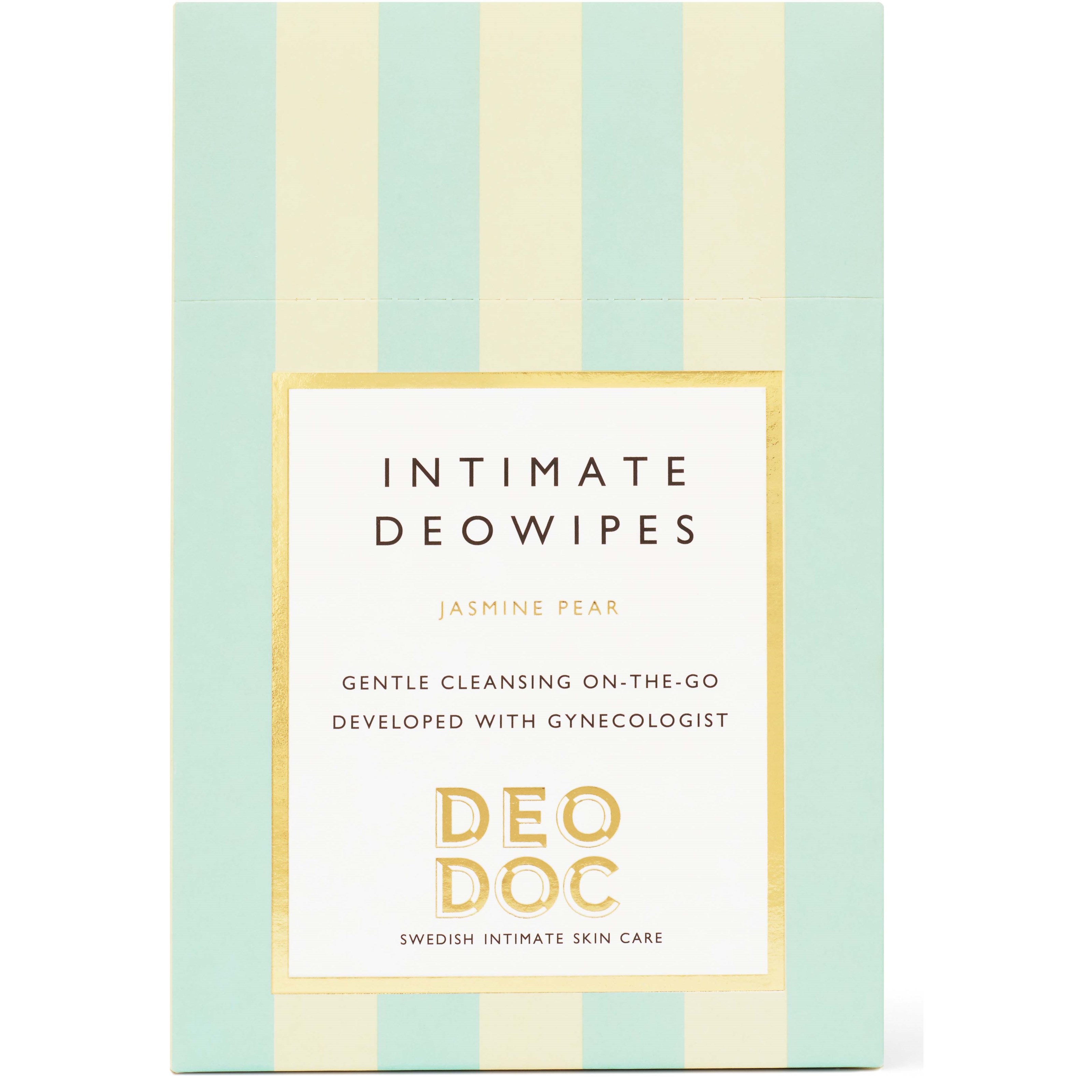 Läs mer om DeoDoc Jasmine Pear Intim Deo Wipes 10 st