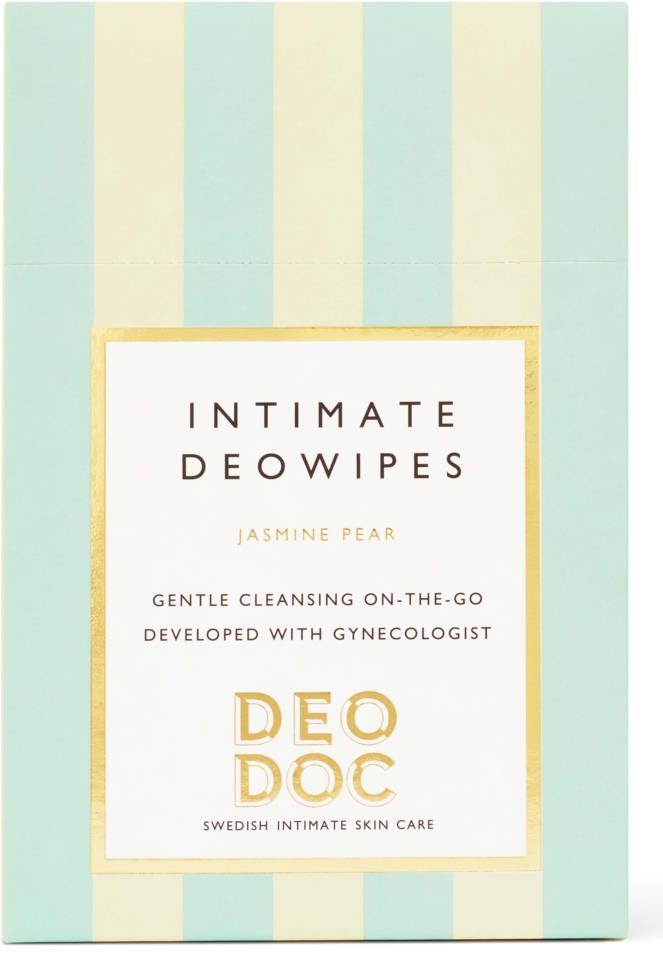 DeoDoc Intimate Deo Wipes Jasmine Pear