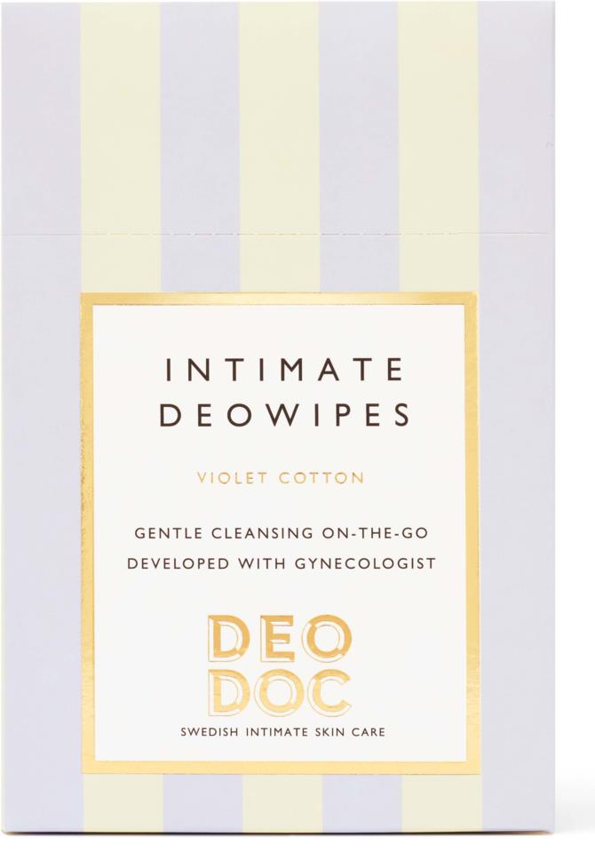 DeoDoc Intimate Deo Wipes Violet Cotton