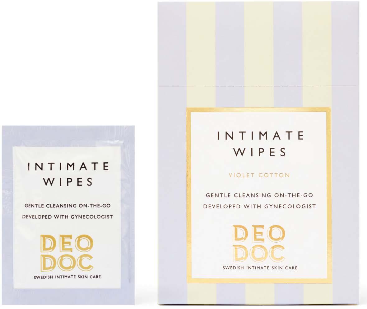 DeoDoc Intimate Deo Wipes Violet Cotton