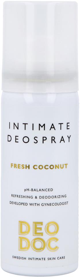 DeoDoc Intimate Deospray 0% aluminium Fresh Coconut